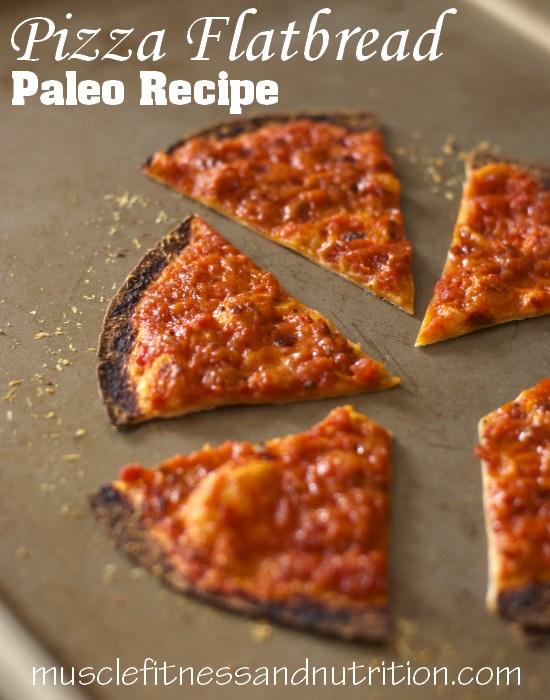 Paleo Pizza Flatbread Recipe