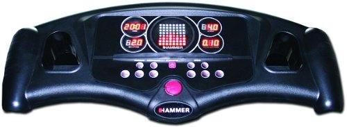 A very simple and intuitive display unit on the Hammer Walkrunner Treadmill