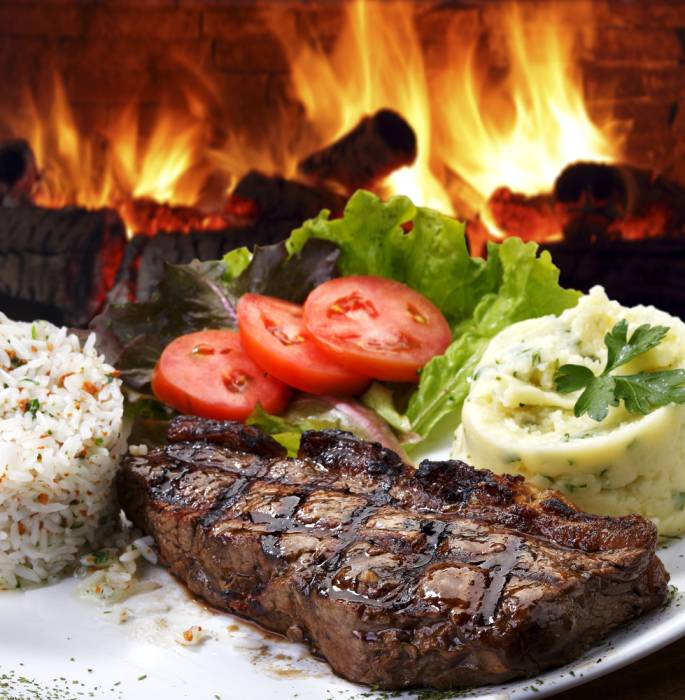 Steak is a natural food source high in protein