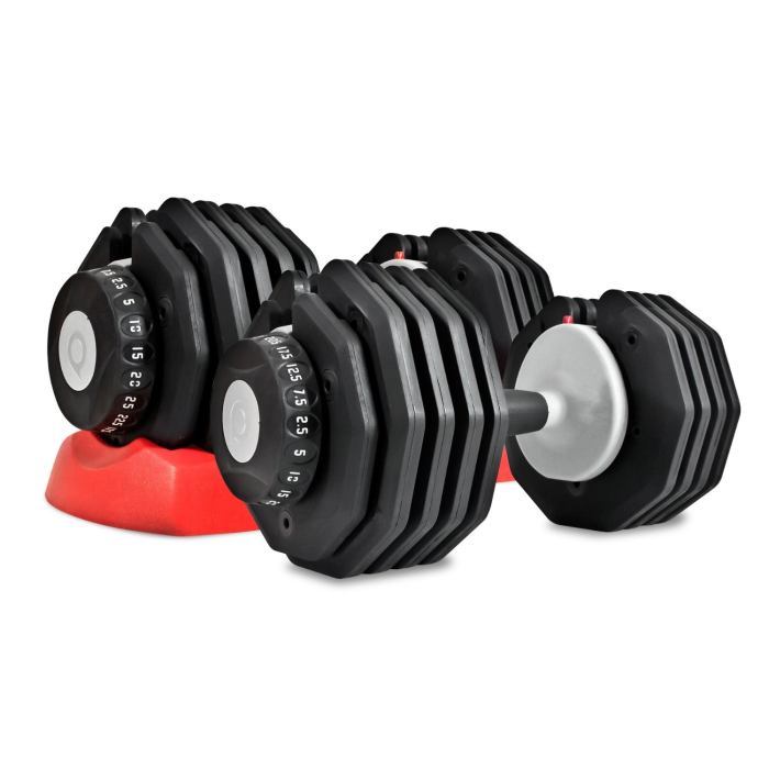 Buy the Bodymax 25kg Selectabell Dumbbells