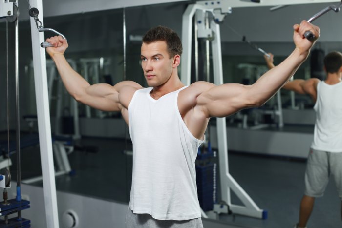 High cable curls are an excellent 'finishing' exercise to your bicep workouts