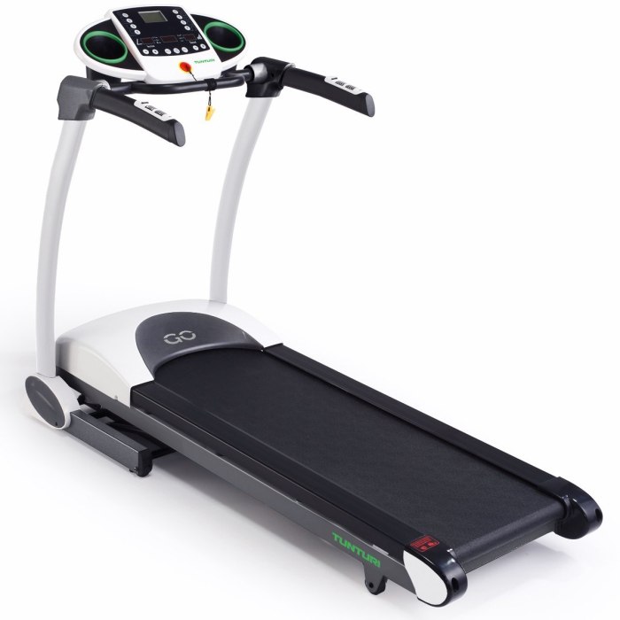 Buy the Tunturi Go Run 30 Motorised Folding Treadmill